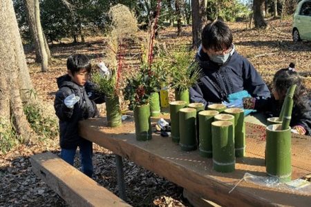 【冬企画】親子イベントで作成した門松