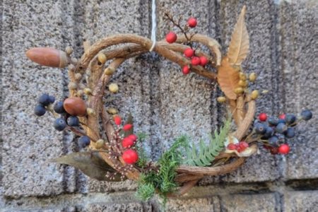 【冬企画】木の実でリース・初めてのお正月飾り